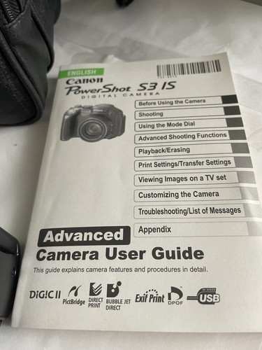 Canon PowerShot Pro Series S3 IS 6MP with 12x Image Stabilized Zoom Flip Screen - Picture 5 of 18