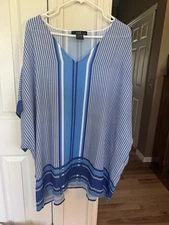 Midnight Velvet garment made of 100% polyester, in size 1X/2X