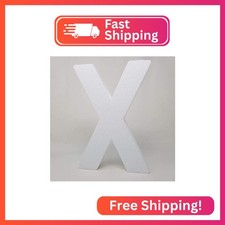 Free Standing - EPS Smooth Foam Letters for Weddings, Cakes, Arts  Crafts - X,
