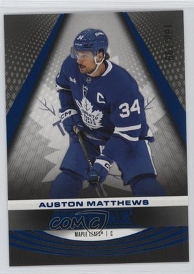2025-26 Upper Deck Credentials Blue /199 Auston Matthews #34 1eo7
