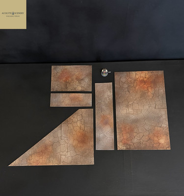 11th Edition Terrain Footprints Textured Set v2 kompatibel mit Warhammer 40k