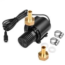 DC 12V 15W Submersible Water Pump 210 GPH Brushless Fountain Circulation