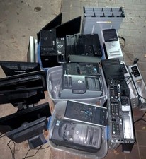 As-is Large Computer Electronics Lot Desktop, Monitors Etc. Local Pickup Only 