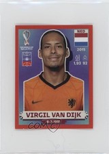 2022 Panini FIFA World Cup Qatar Stickers Netherlands Red Virgil Van Dijk 02l5