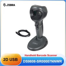 Image of Zebra Symbol DS9808-SR00007NNWR 2D Wired Barcode Scanner Reader with USB Cable