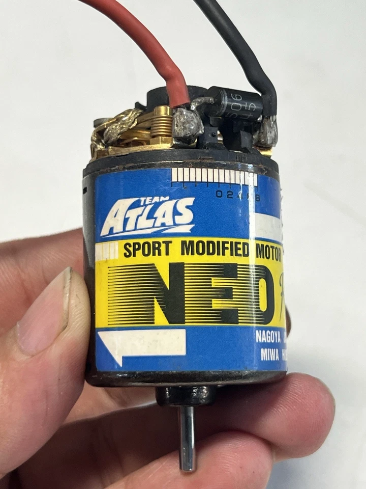 Used 1/10 RC Team Atlas NEO R Sport Modified 540 Electric Motor Alloy End bell - Image 2 of 4