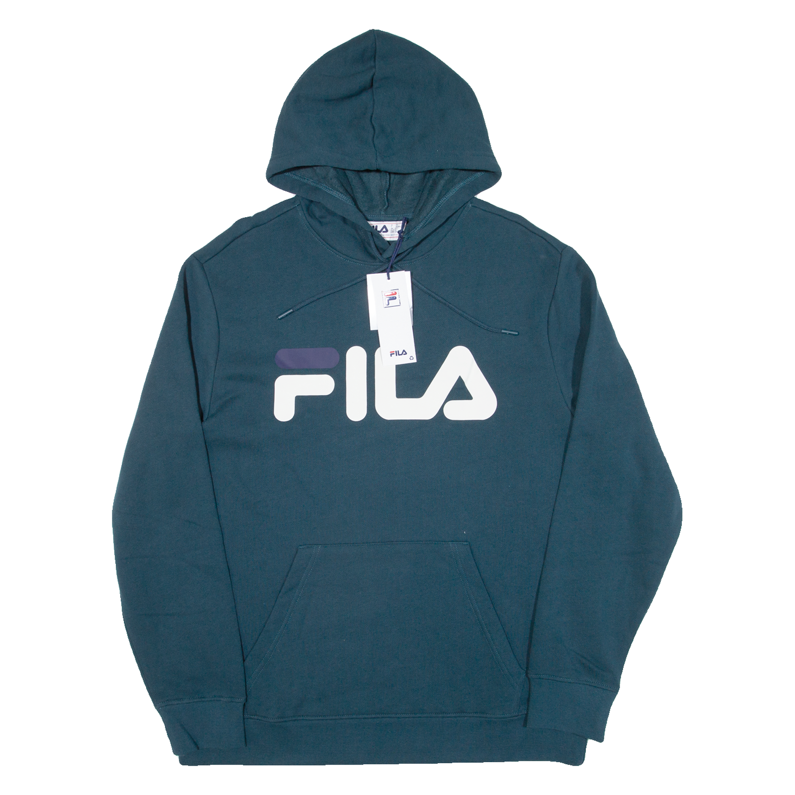 FILA Felpa con cappuccio uomo verde L