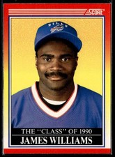 1990 SCORE JAMES WILLIAMS #613 BUFFALO BILLS 3393