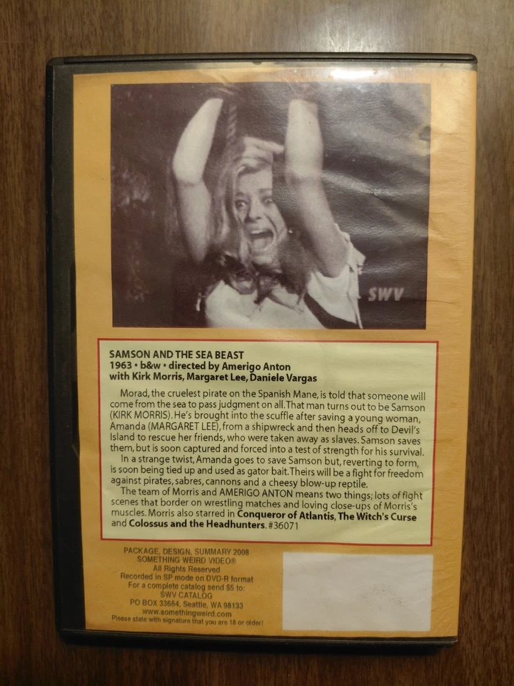 SAMSON AND THE SEA BEAST  (Sansone contro i Pirati)  (1963) Something Wierd  - Image 2 of 4