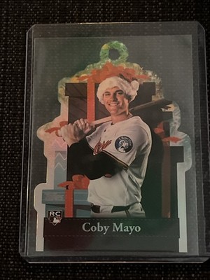 2025 Topps Holiday- Present Die Cut Ornament #PO-6 Coby Mayo RC- Orioles