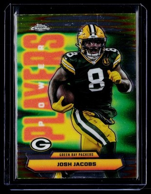 Josh Jacobs 2025 Topps Chrome Power Players #PP-20