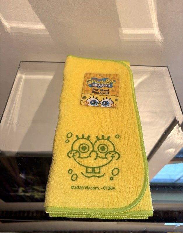 SpongeBob Pet Mat For Animals Bowls