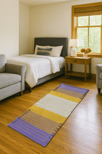 Handmade Handwoven Cotton Yoga Mat Rug for Yoga Meditation