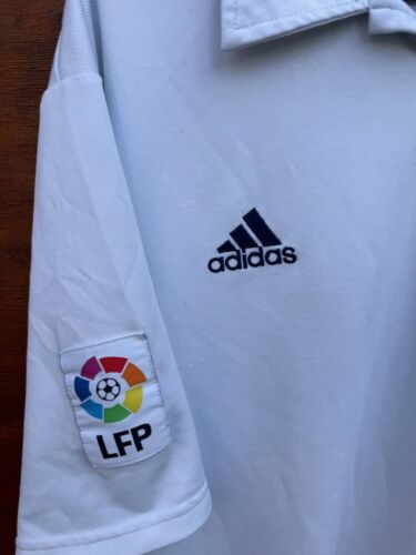 REAL MADRID 2001/2002 HOME FOOTBALL SHIRT ADIDAS L CENTENARY - Picture 4 of 12