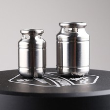 Titanium Ti Portable Outdoor EDC Waterproof Pill Box Case Survival Tool Keychain