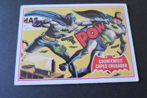 1966 Topps Batman Series A Red Bat Logo Tarjetas individuales tú eliges Completa tu conjunto - Imagen 134 de 139
