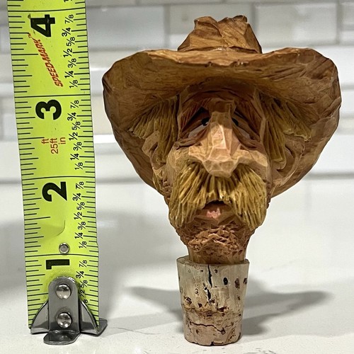Chris Hammack Cowboy Carvin's Bottle Stoppers “Hooch Gibson” - Picture 7 of 7