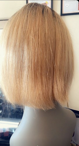 100% HUMAN HAIR WIG T1B/27 - Picture 5 of 8