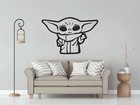 Baby #Yoda the Mandalorian Wall Art Vinyl Decal Sticker Mural star wars