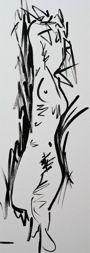 Nude - Painting of Nude in Oil & Acrylic by Sarah Hood - Picture 2 of 4