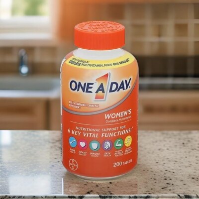 One a Day Women s Multivitamin with Vitamin 200 Count - Exp 2027+ *NEW*
