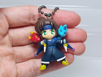 Star Ocean EX Ashton Anchors Mascot Keychain Figure Movic 2001