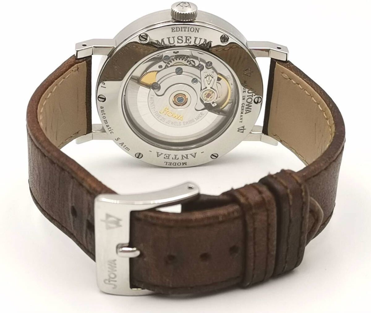 STOWA Antea MUSEUM EDITION 39mm Ivory Auto Watch - Picture 7 of 8