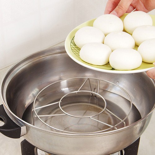 Soporte de estante para vapor de tres patas para utensilios de cocina estante para cocinar al vapor - Imagen 3 de 6