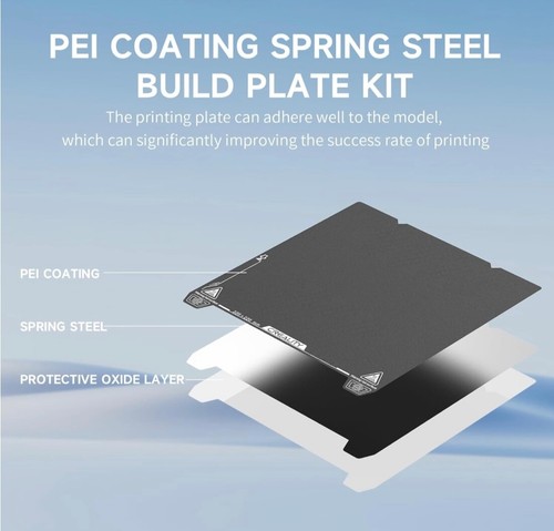 Official Creality Ender 3 V3 SE Build Plate 235x235 mm Original Textured Bed - Afbeelding 4 van 7