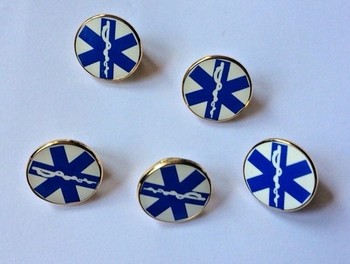 Lot of 5 or 10 Medical Star of Life Symbol Lapel Pin EMT Nurse Graduate Gift - Picture 9 of 9