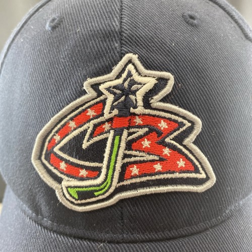 Columbus Blue Jacket NHL Raised Embroidered Hat / Cap Adjustable Genuine Twins - Picture 3 of 11