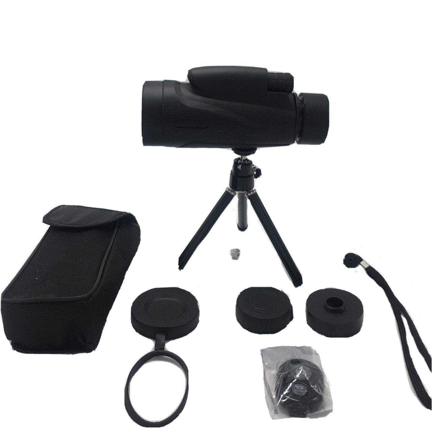 12x50 Zoom Optical HD Lens Monocular Telescope w/ Tripod 
