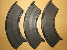3 Vintage 1970's Aurora AFX Ultra 5 slot car 9" RADIUS CURVE TRACK 3152