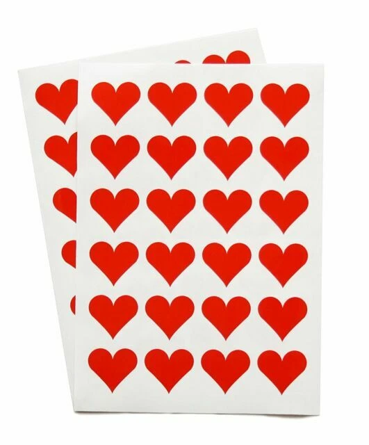 Love Heart Scrapbooking Stickers