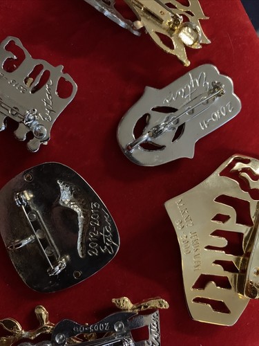 Lot Of Brooches Judaica - Picture 7 of 12