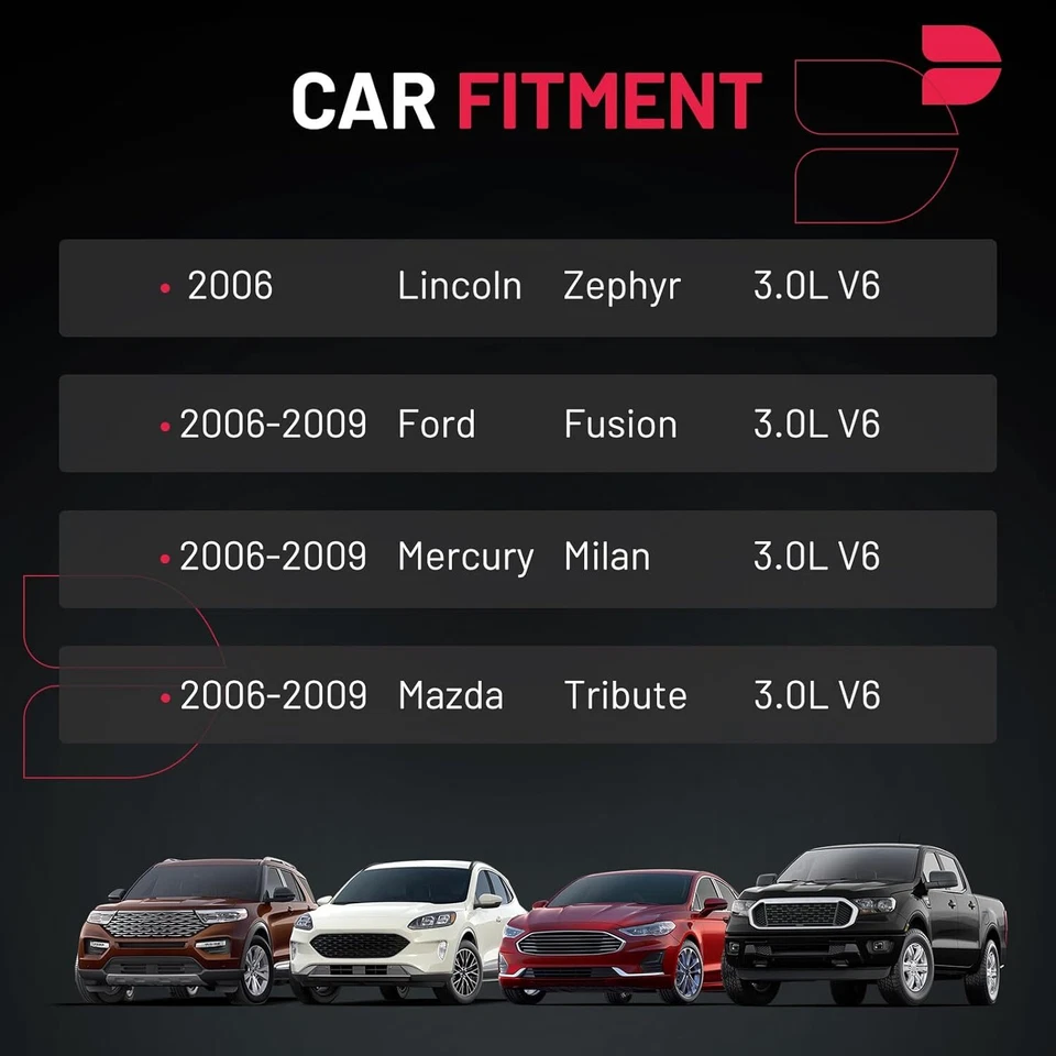 6 Ignition Coils Pack DG514 and Spark Plug For 2006-2009 Mazda Tribute 3.0L V6 Foto 3 de 4