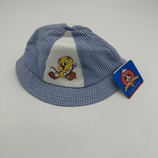 NWT Disney Looney Tunes Baby Line Stringed Bucket Hat Tweety Bird- Size 44