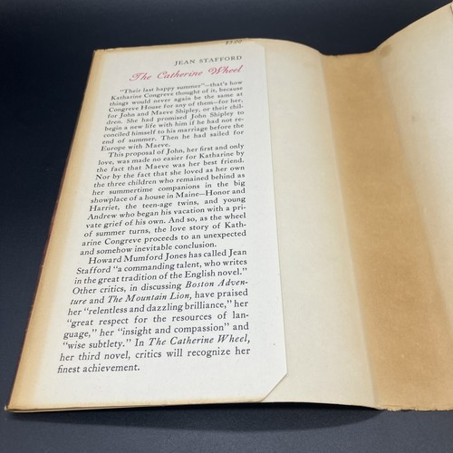 Jean Stafford - Das Katharinenrad 1. Auflage 1952 Hardcover - Bild 7 von 14