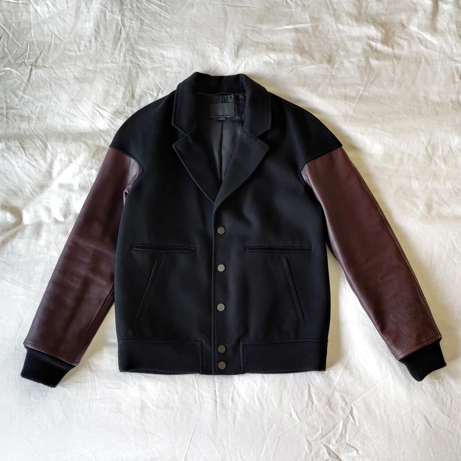 Giacca in pelle Alexander Wang da uomo Varsity taglia M condizione 9 10