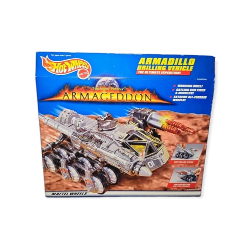 1997 Hot Wheels Armadillo Drilling Vehicle Armageddon Mattel Toy NEW Vintage