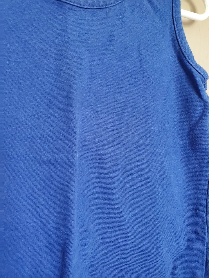 Camiseta sin mangas Everyday Living Basics para niño pequeño azul marino talla 4/5 Foto 2 de 4