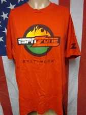 ESPN ZONE Baltimore XL fire logo tee Sports Channel TV network T shirt