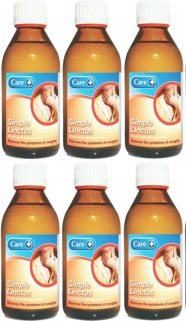 Care Simple Linctus Cough Syrup 200 ml x 6