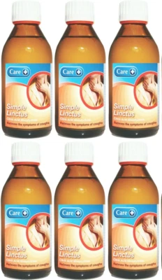 Care Simple Linctus Cough Syrup 200 ml x 6