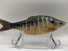 TYG Bluegill Glide bait swimbait custom 5.5 inch Bluegill Fire NEW