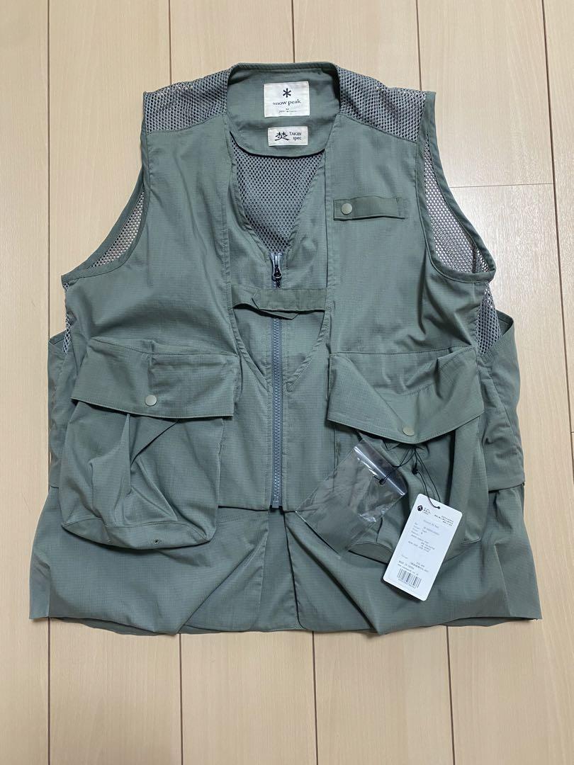 Snow Peak Stretch FR Vest takibi spec Size M JK-22SUO1303SG