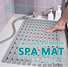 Premium Bath Mat Tub Shower Mat Non Slip PVC Bathroom Floor Pad Anti-bacterial
