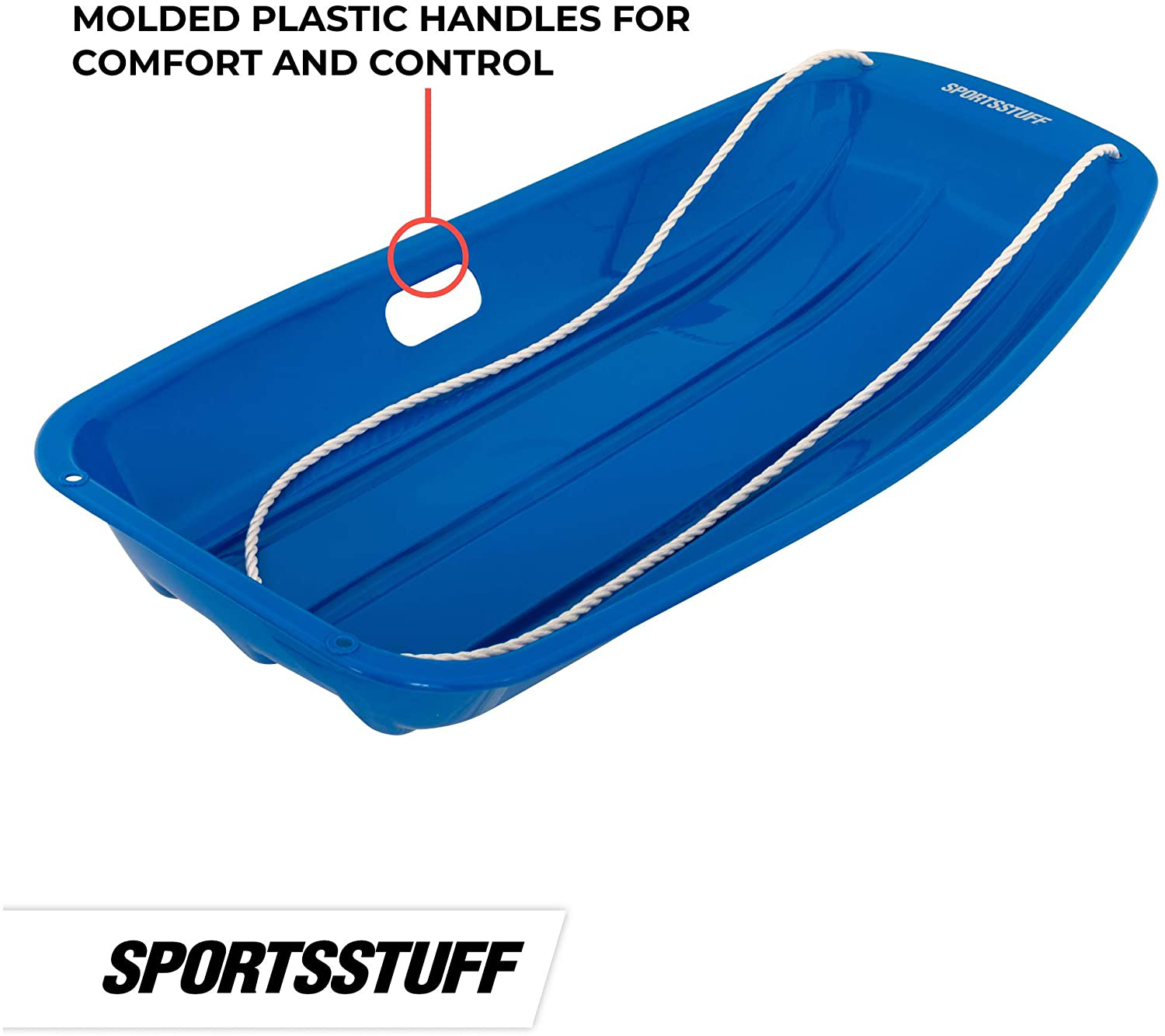 Sportsstuff Classic Plastic Snow Sled 12 Rider Options Multiple