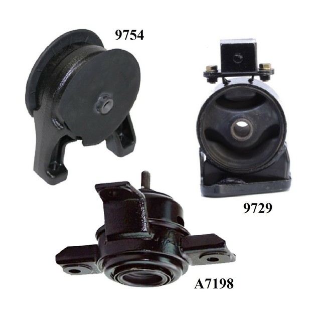 3PCS Front & Rear Motor Mount FIT 20112013 Fits Kia Sorento 2WD 2.4L