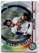 2020 BOWMAN SCOUTS TOP 100 ROYCE LEWIS MINNESOTA TWINS #BTP-21